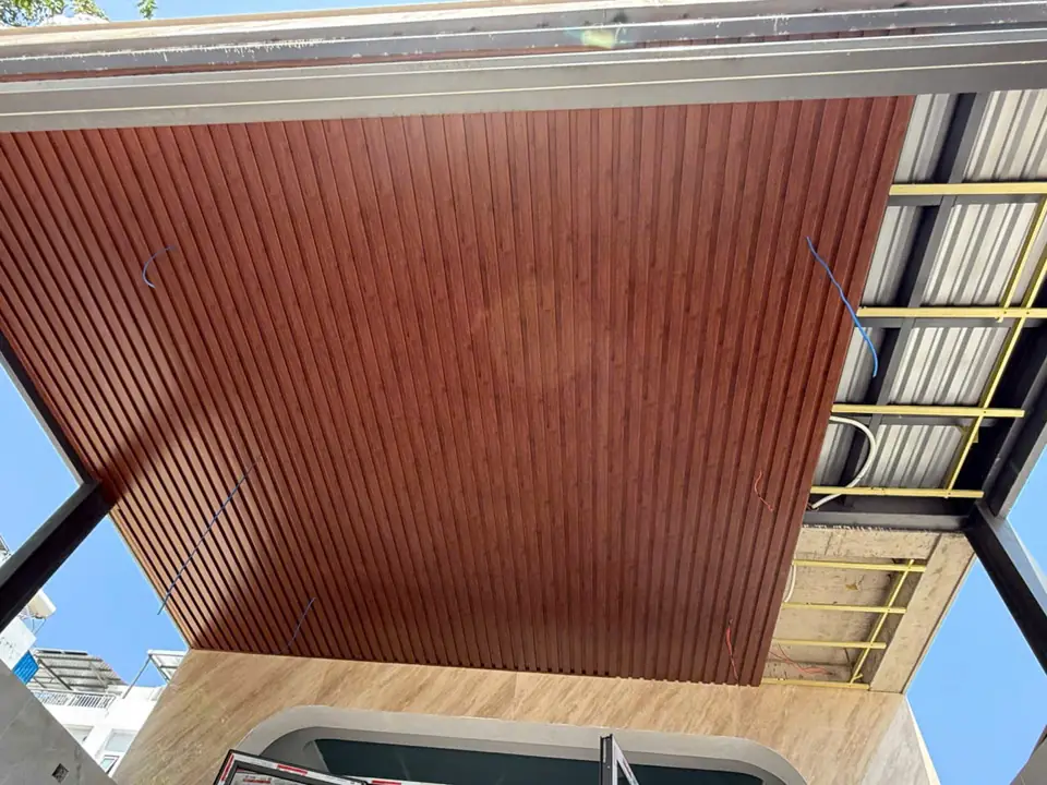 Thi công khung xương trần chìm Vĩnh Tường